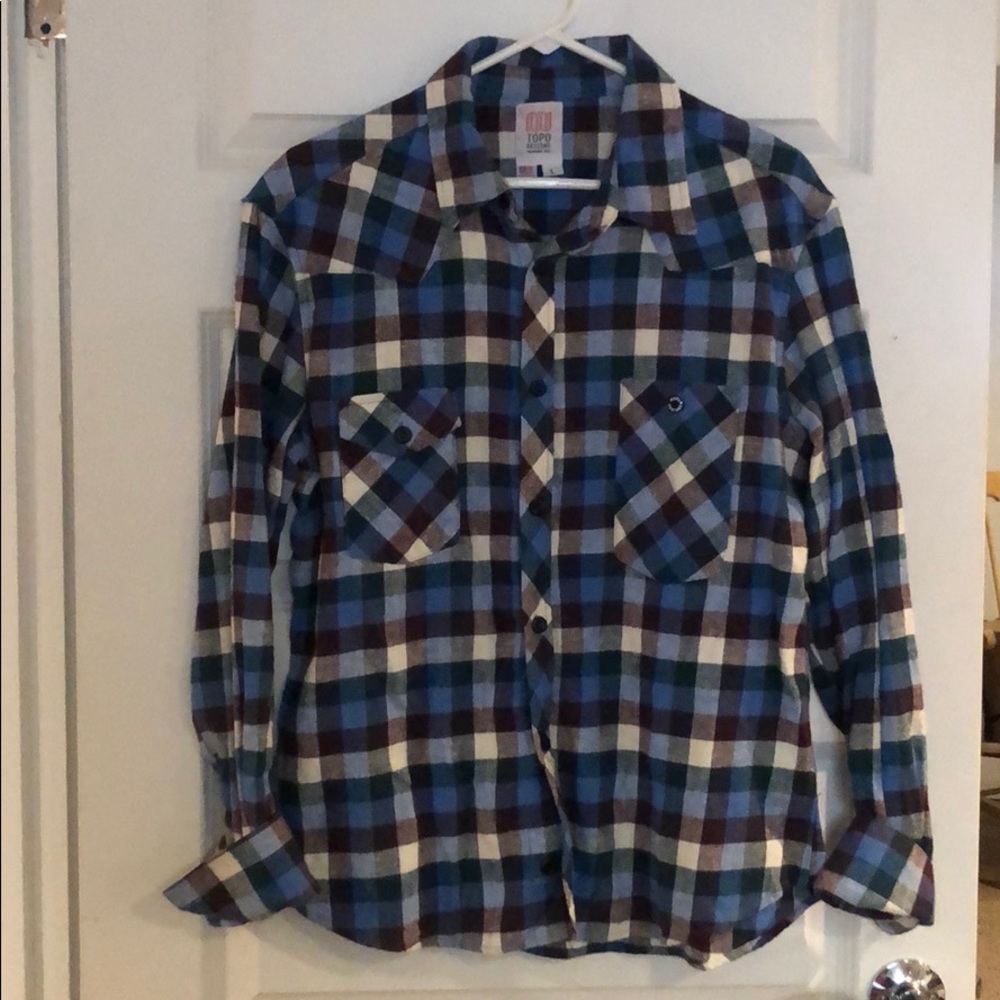 Topo Designs Plaid Flannel Shirt